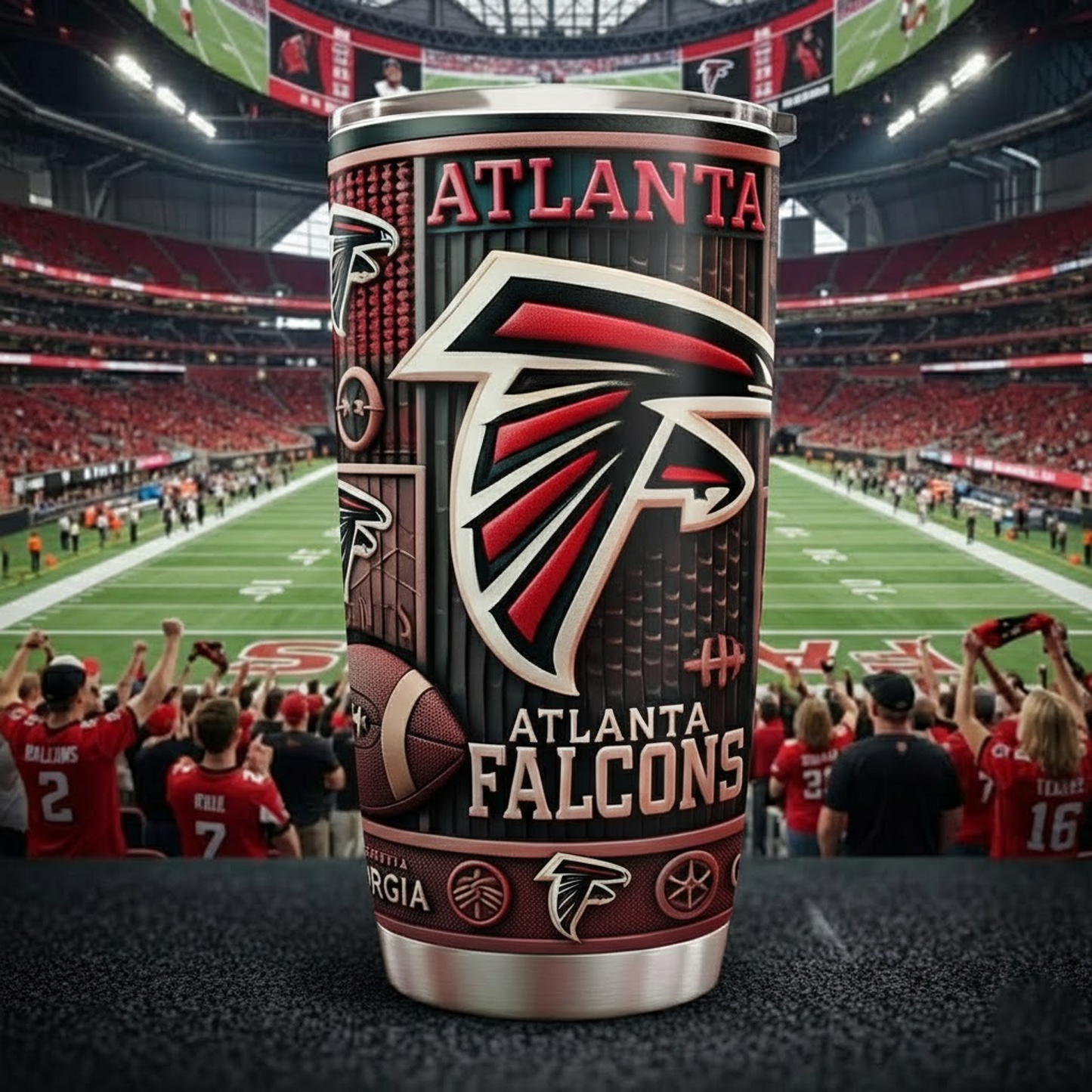 ATL X NFL mascot-shaped thermal mug V2 NAK NHT