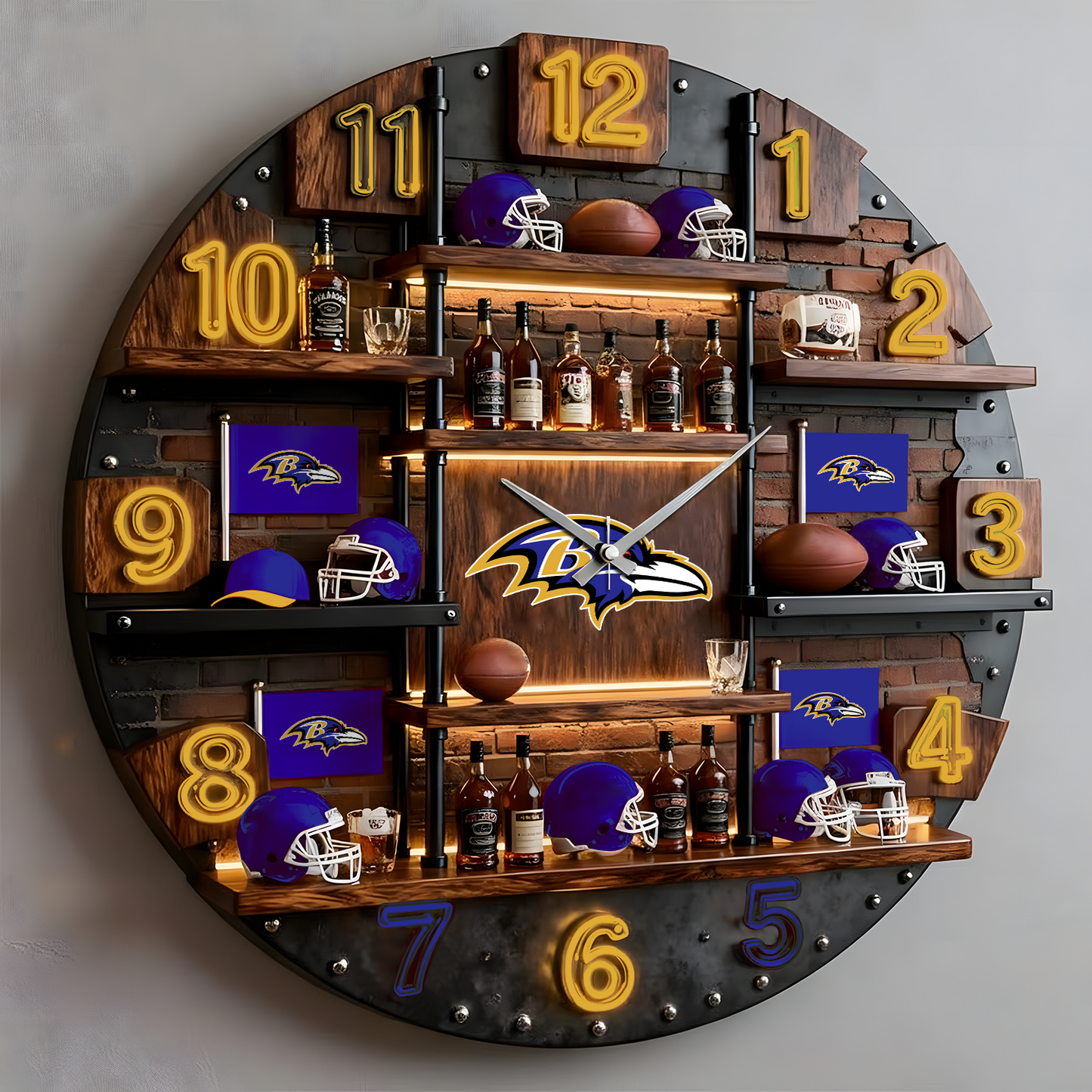 BAL X Premium Illuminated Wall Clock 2026 NAK NHT