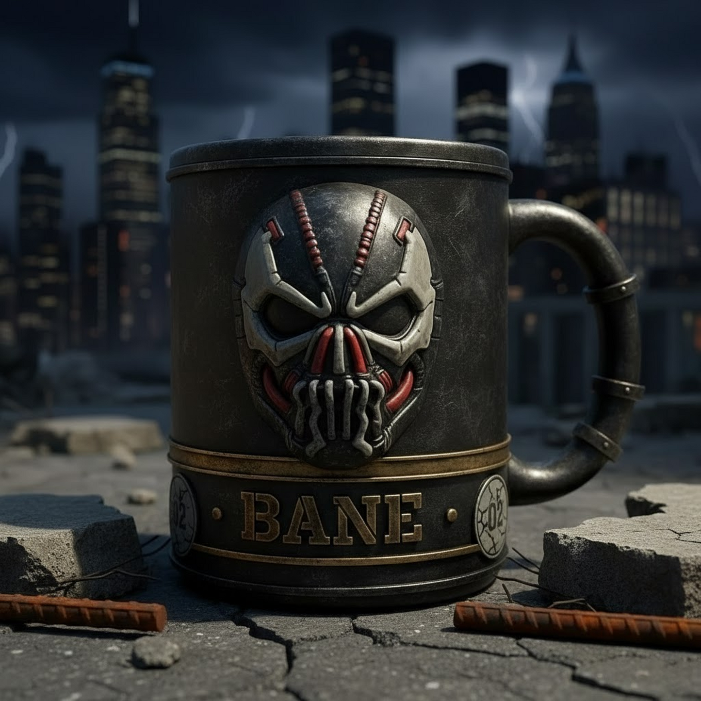 BAN X Mug featuring DC Comics legends. NAK NHT