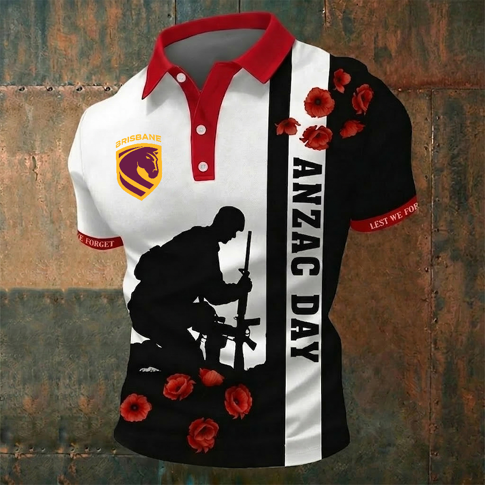 BB + NRL ANZAC Day Special Edition Honour & Pride Polo NAK TTT