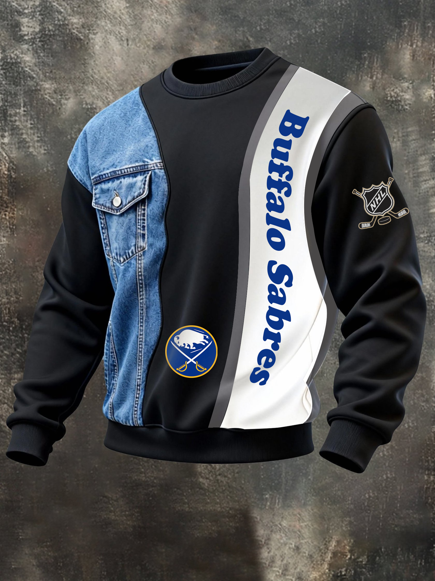 BS x NHL Denim & Sporty Hybrid Jacket Line NAK CTKT