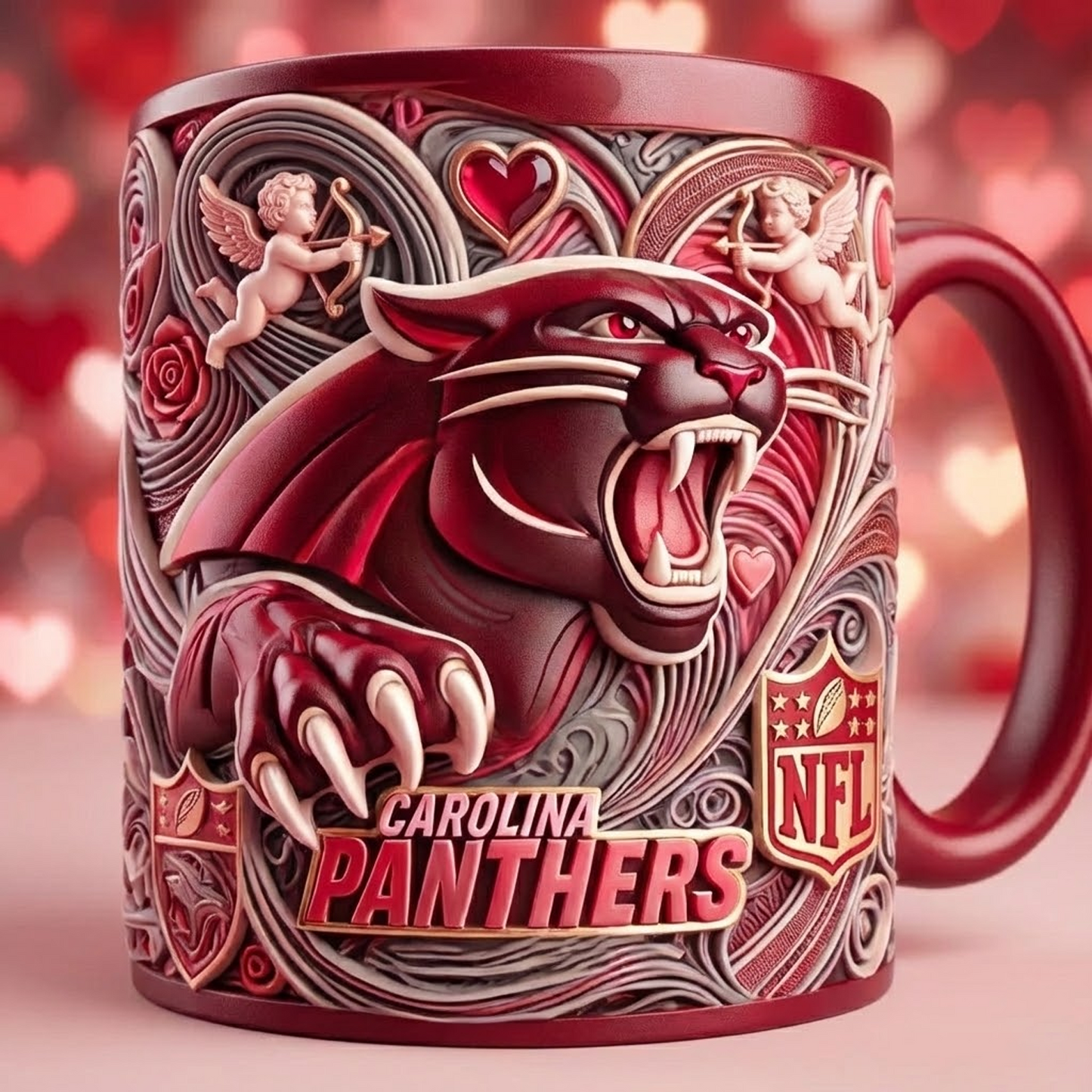 CAR X NFL Love Season Mug - Valentine V2 NAK NHT