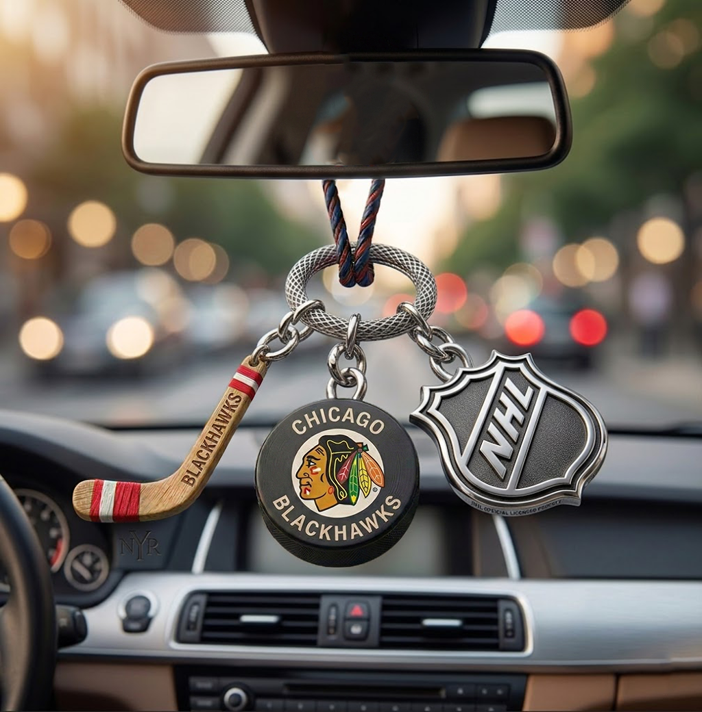 CB x NHL Custom Hockey Puck Car Charm NAK TTT
