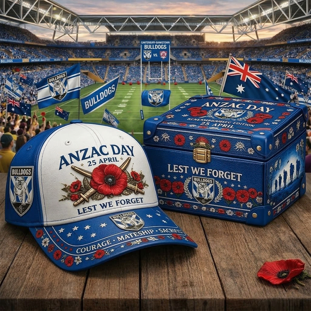 CBB_NRL ANZAC Day Heritage Edition - Limited Lest We Forget Team Cap Set NAK TTT