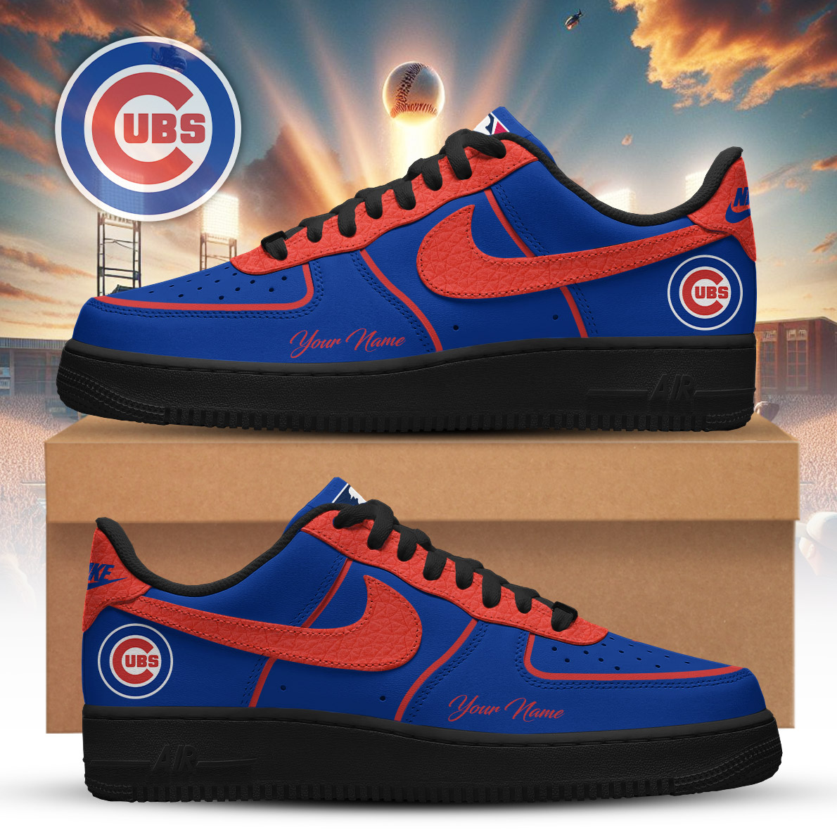 CC x MLB Premium Air Force 1 Orchard DDT CTND