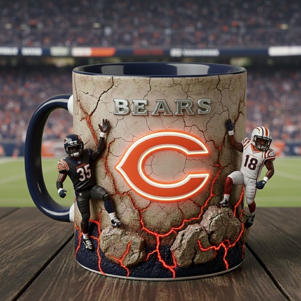 CHI x NFL Coffee Accent Mug - Personalized Gifts NAK CTKT