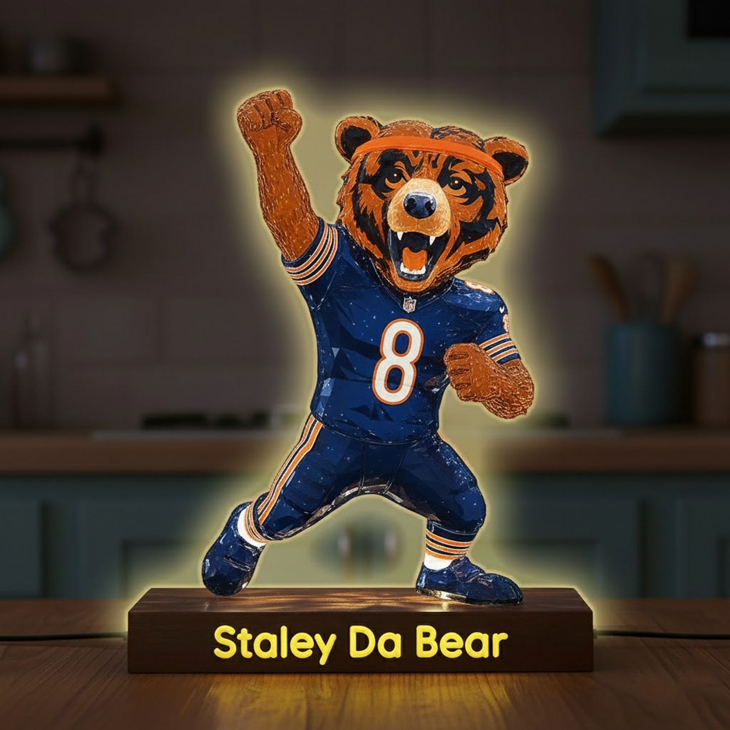 CHI X NFL Funny Characters Acrylic Light Box - Personalized Gifts NAK NHT