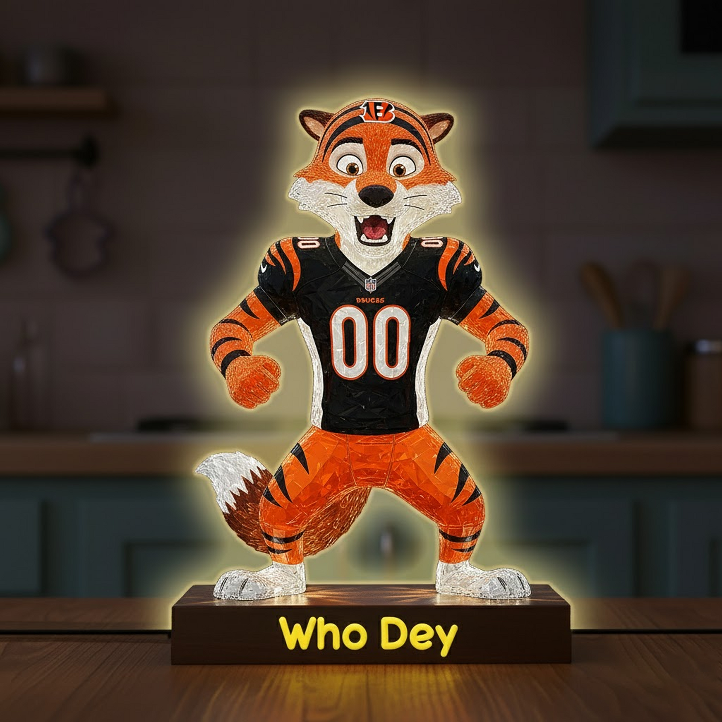 CIN X NFL Funny Characters Acrylic Light Box - Personalized Gifts NAK NHT