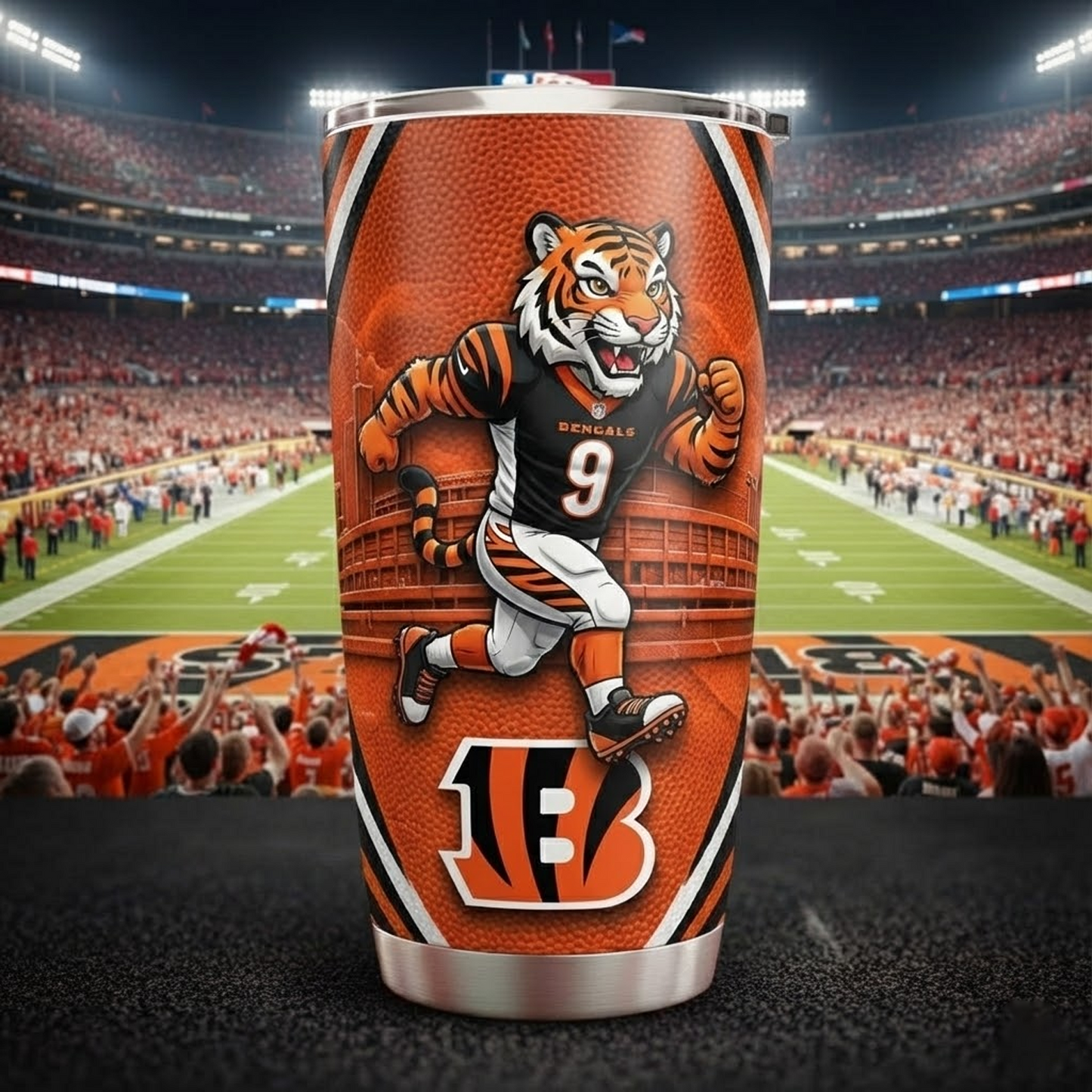 CIN X NFL mascot-shaped thermal mug NAK NHT