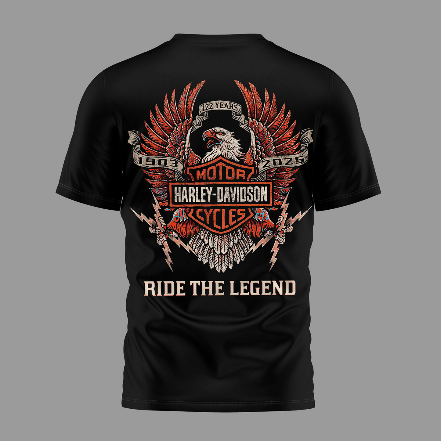 CLE Premium NFL 122 Year Harley Davidson 3D Shirt 2603 DatND DVT