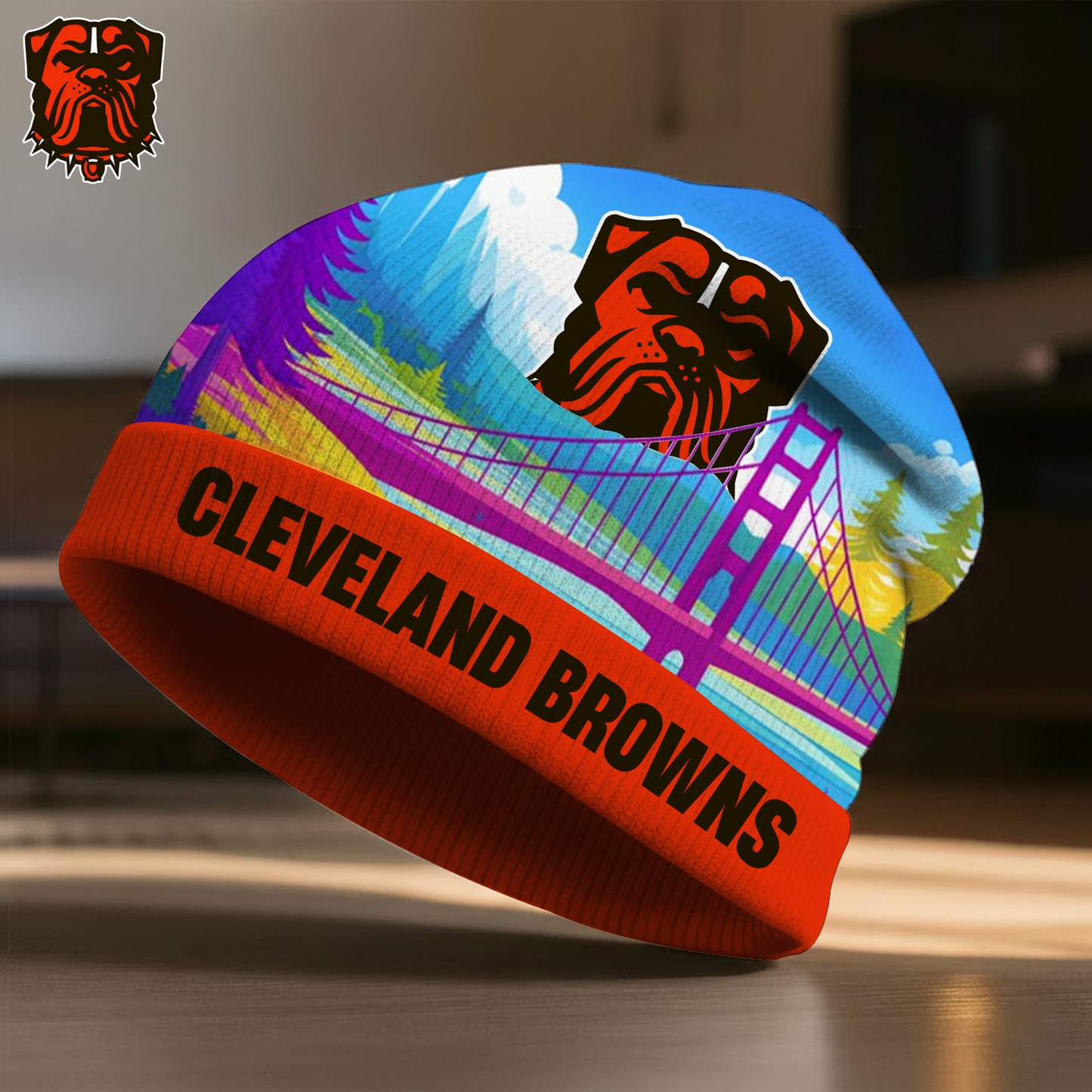CLE X NFL Premium Super Bowl LX Beanie Hat HY NAK NHT