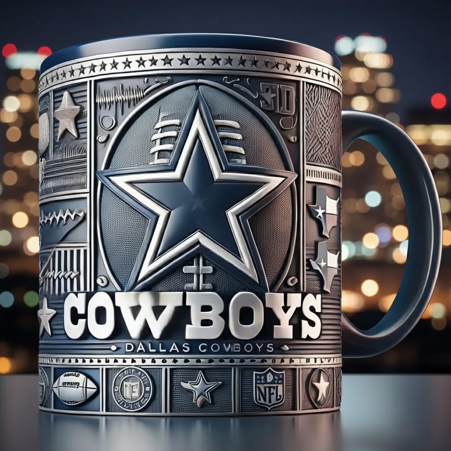 DAL X NFL football team Mug Series- Limited Edition Collectible NAK NHT