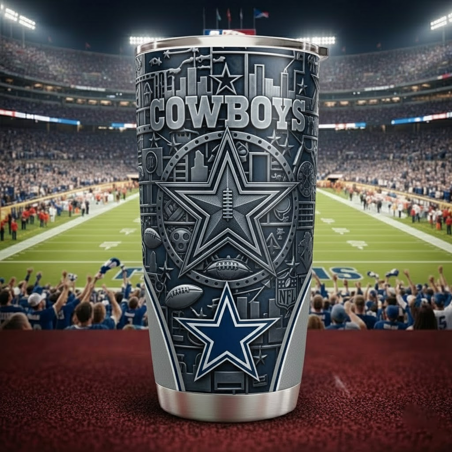 DAL X NFL mascot-shaped thermal mug V2 NAK NHT