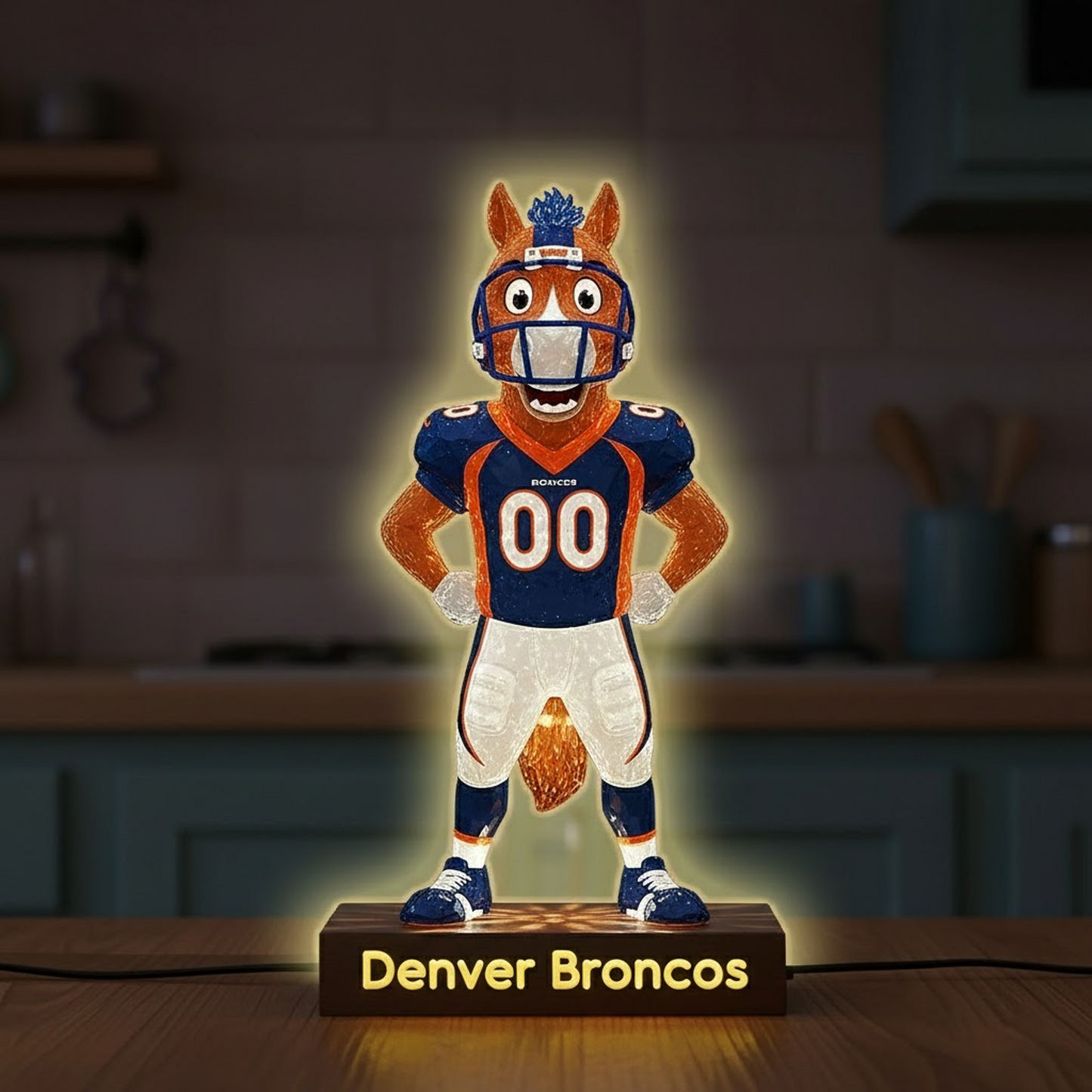 DEN X NFL Funny Characters Acrylic Light Box - Personalized Gifts NAK NHT