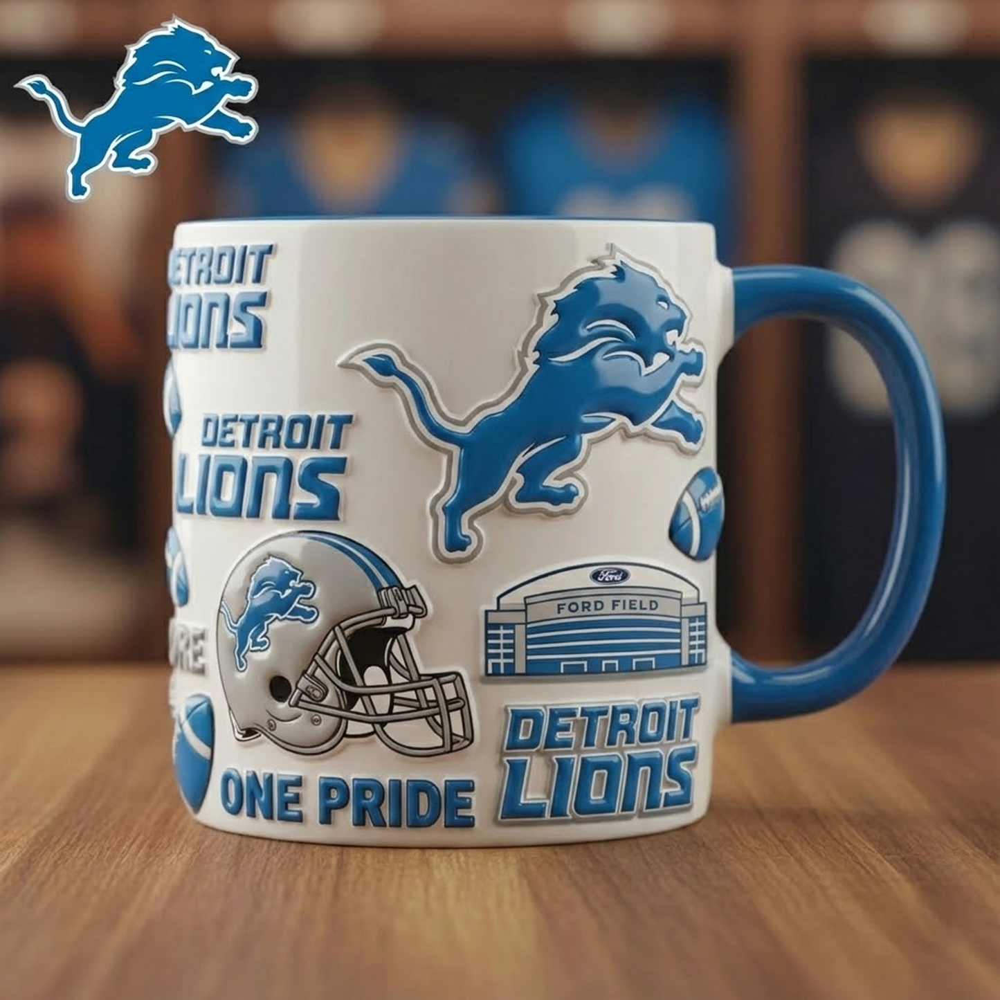 DET X NFL PREMIUM MUG NAK NHT