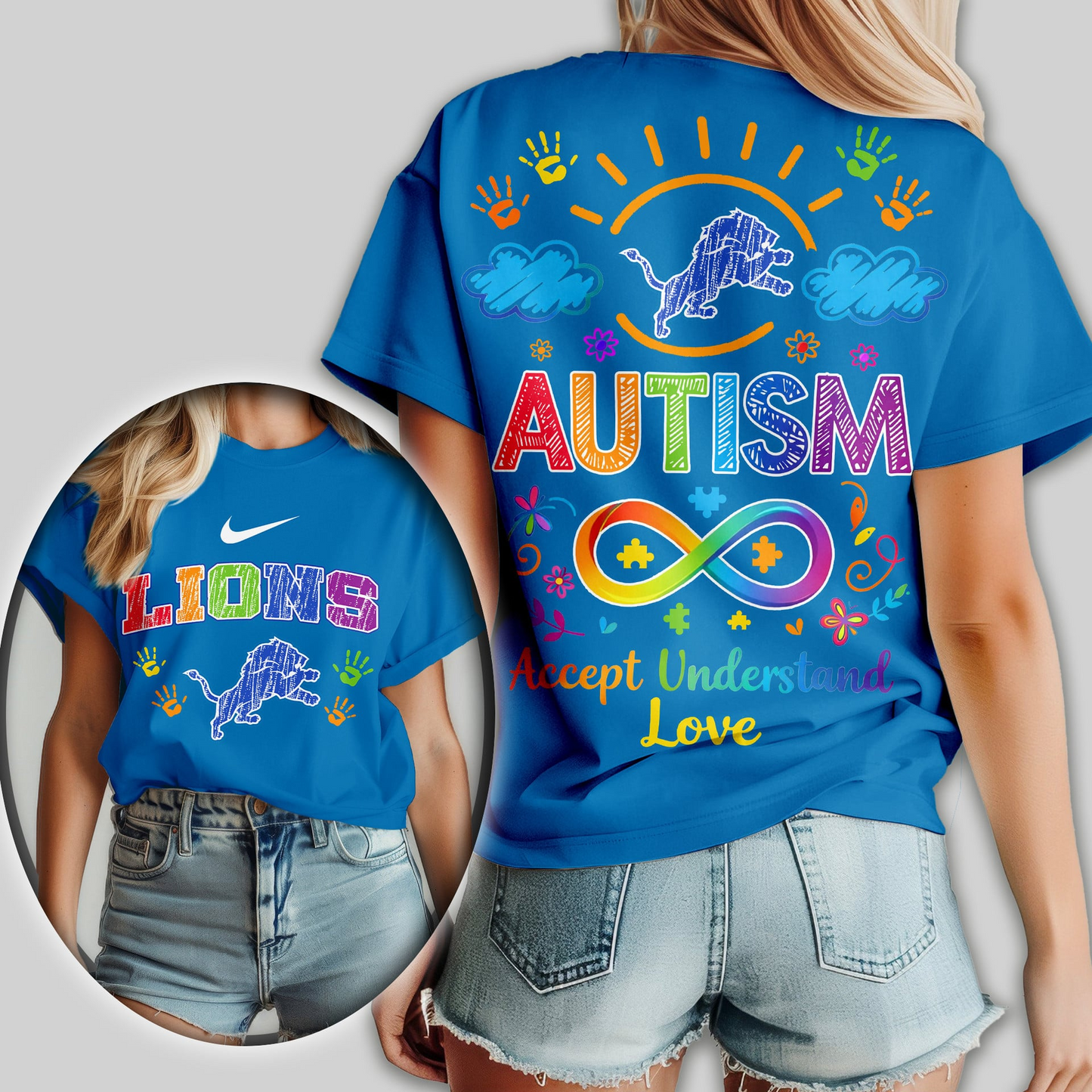 DL Premium NFL National Autism Acceptance Month Women Shirt DDT NTL