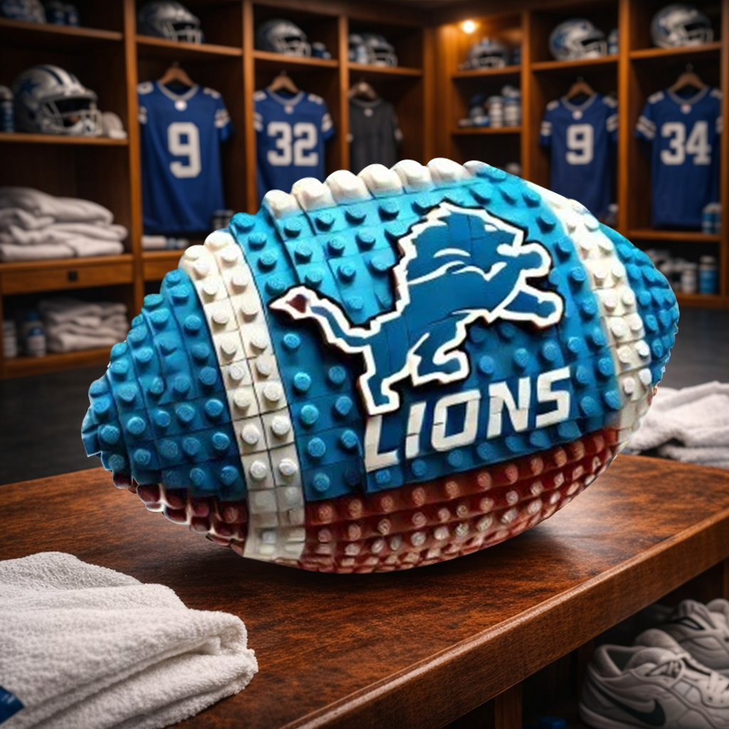 DL x NFL Team Building Block Football Set DDT CTND