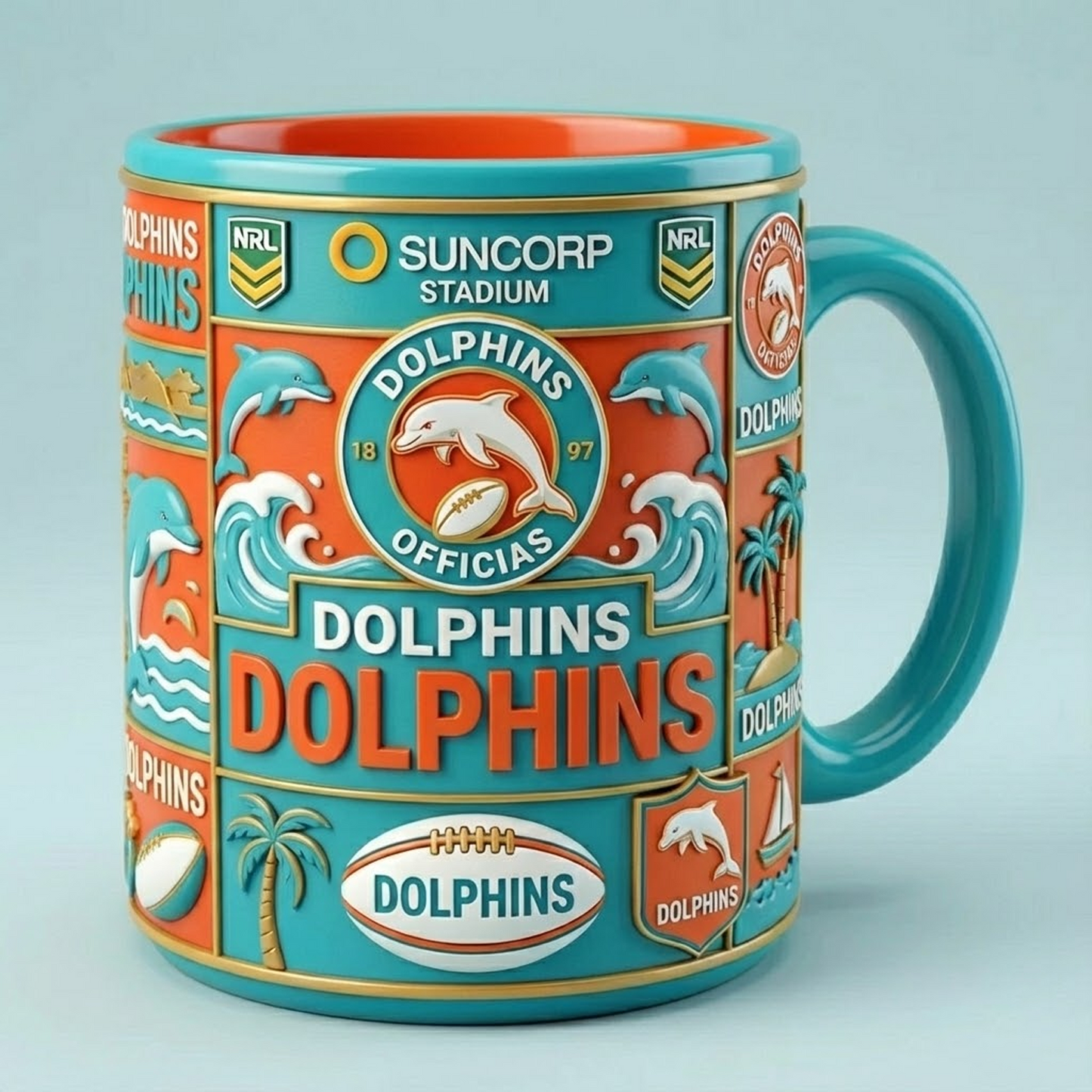 DOL X NRL football team Mug Series - Limited Edition Collectible NAK NHT