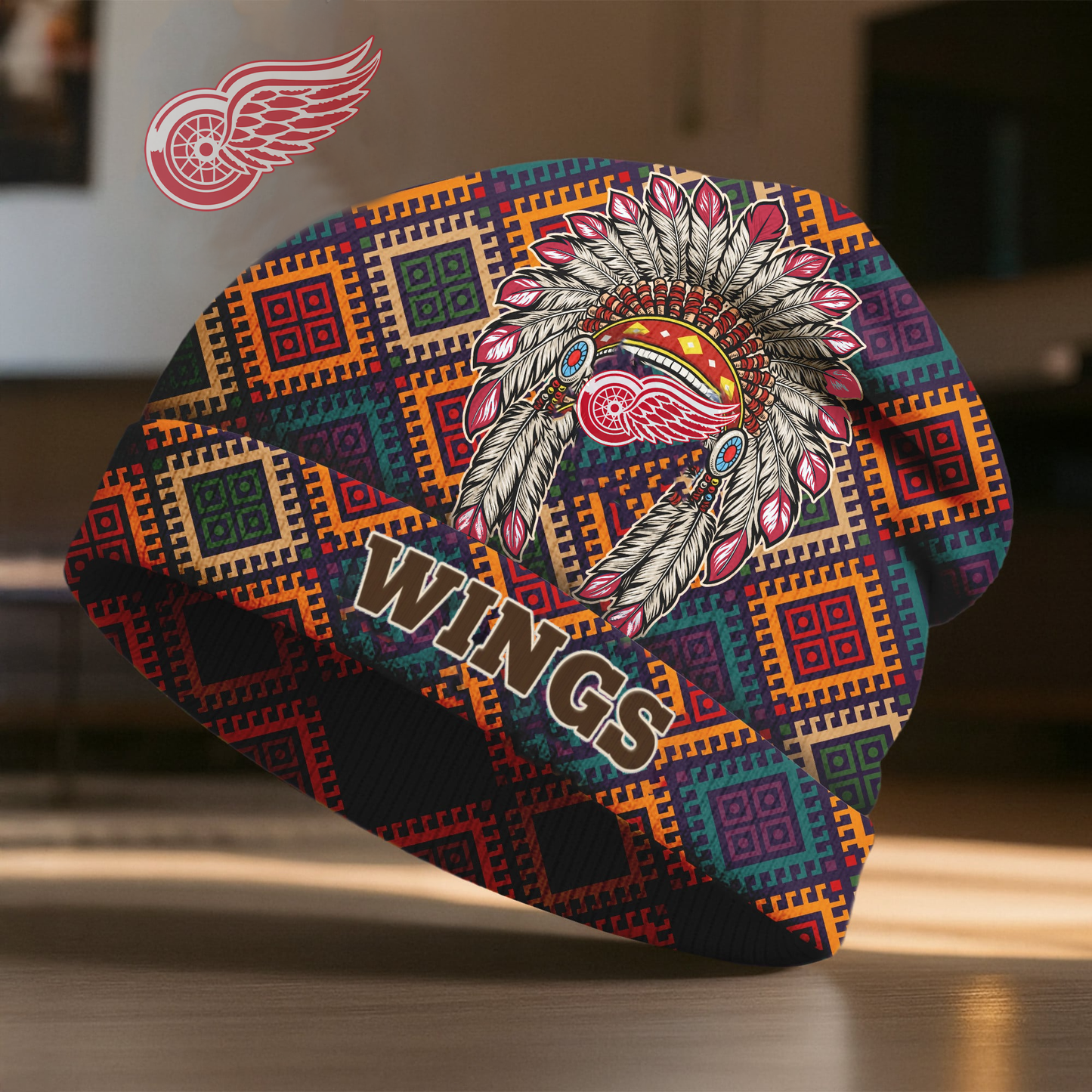 DRW x Premium NHL Native American Heritage Beanie Hat NY NAK CTKT
