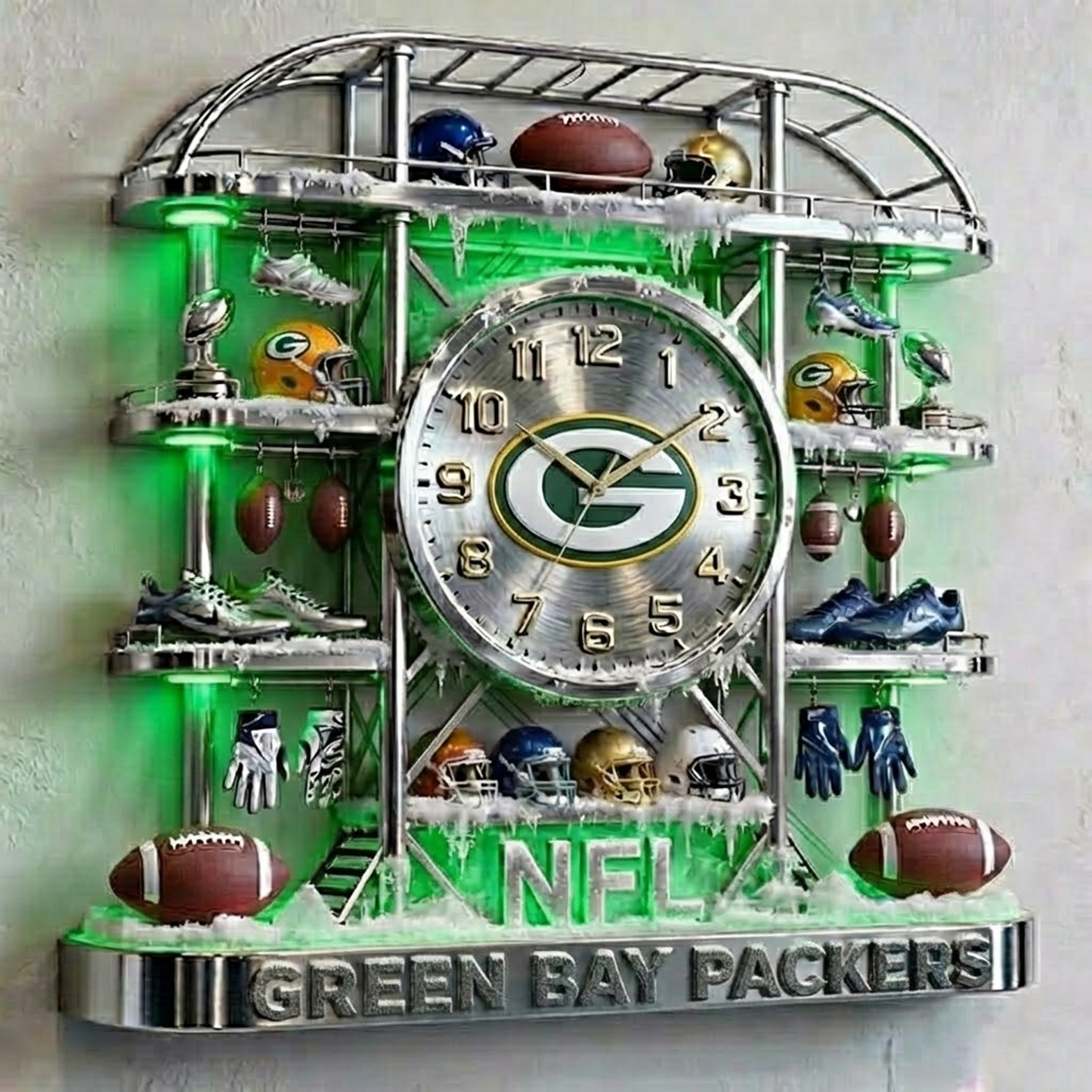 GB X NFL Arctic Stadium Timepiece 1301 NAK NHT