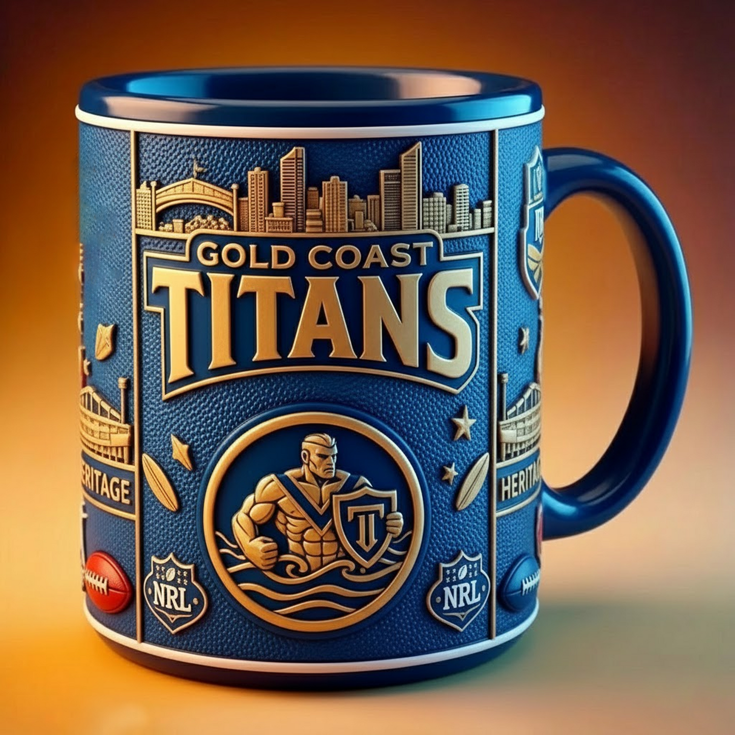 GOL X NRL football team Mug Series - Limited Edition Collectible NAK NHT