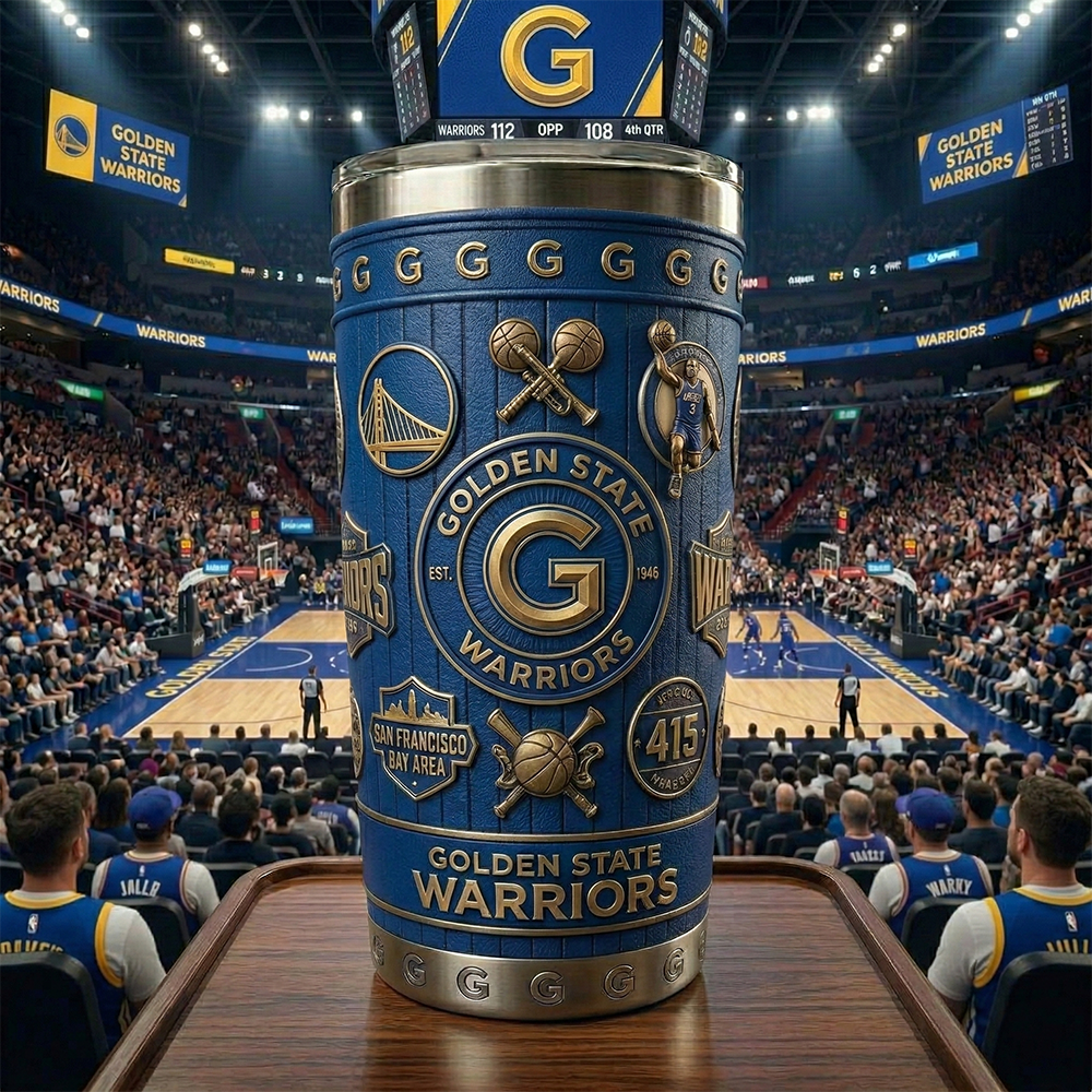 GSW x NBA Ultimate Basketball Fan Tumbler NAK TTT