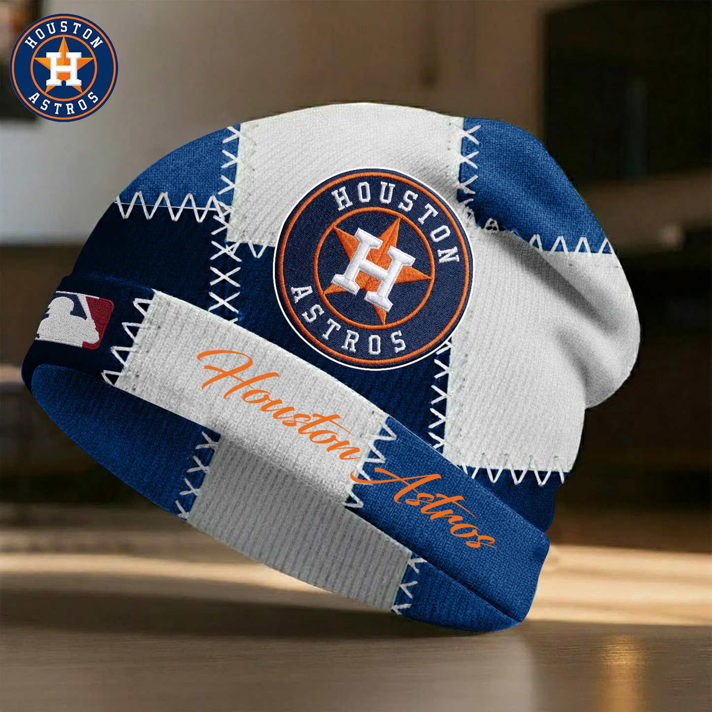 HOU X MLB Custom Name Beanie Hat Gifts For Fans - Limited Edition NAK NHT
