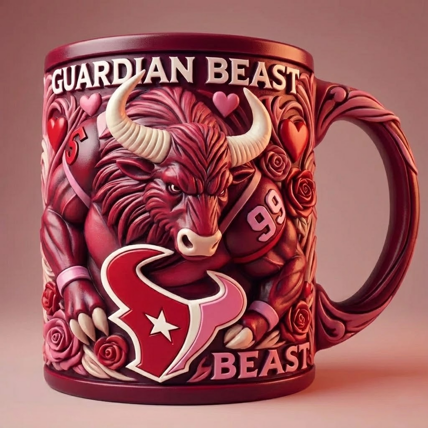 HOU X NFL Love Season Mug - Valentine V2 NAK NHT
