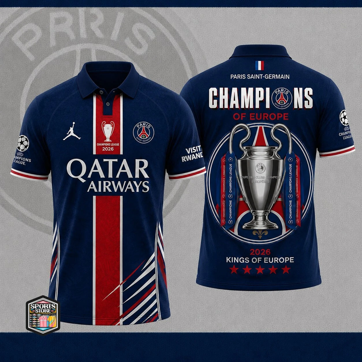 PSG Premium UEFA Champions League 2025/26 3D Shirt V3 DatND DVT 3105