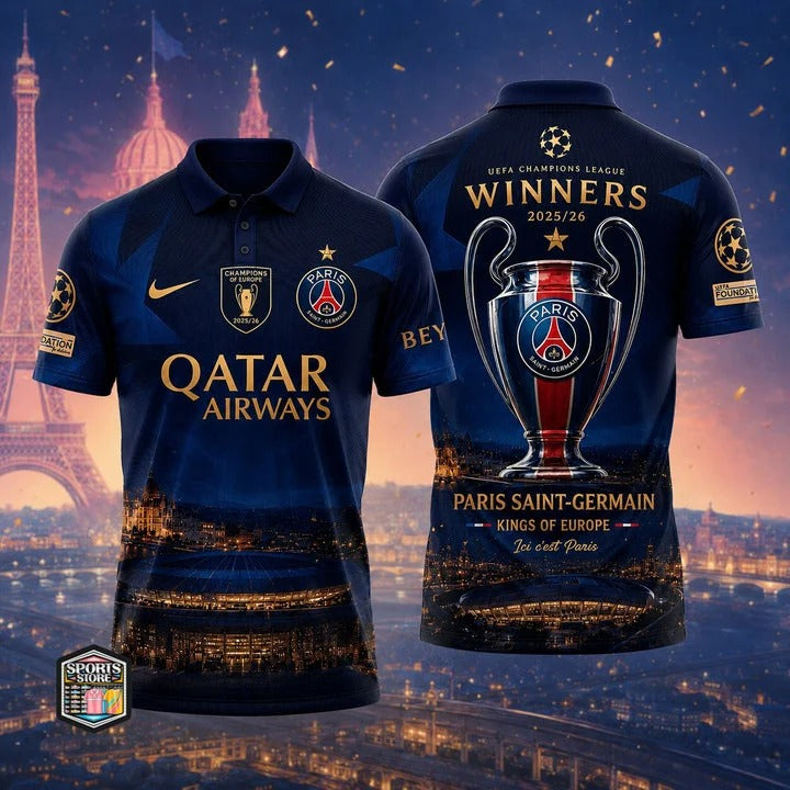PSG Premium UEFA Champions League 2025/26 3D Shirt DatND DVT 3105