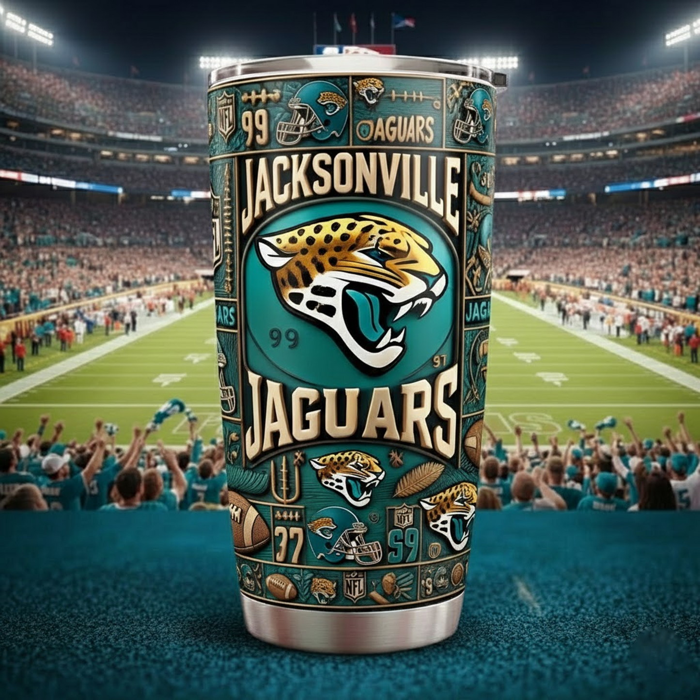 JAC X NFL mascot-shaped thermal mug V2 NAK NHT