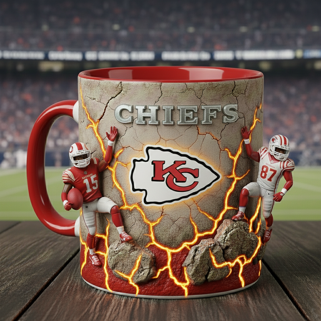 KCC x NFL Coffee Accent Mug - Personalized Gifts NAK CTKT