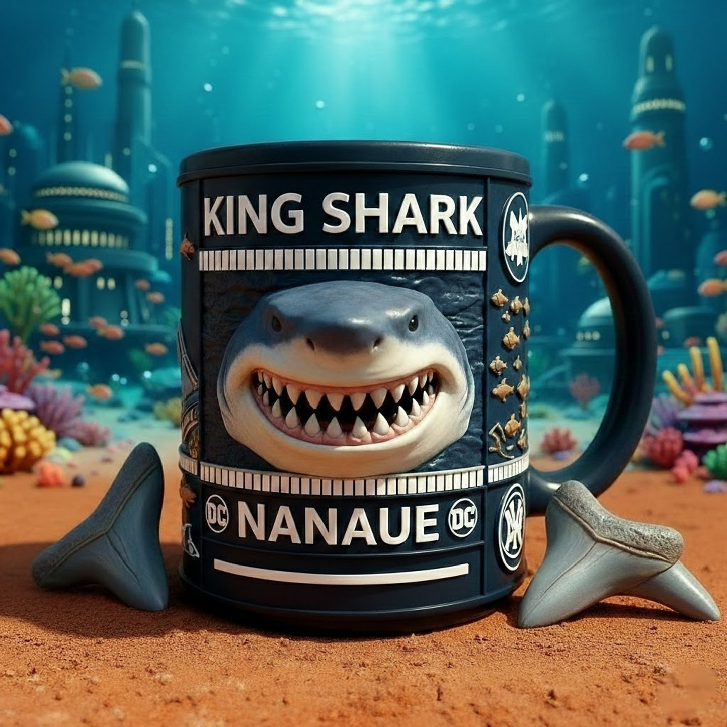 KSH X Mug featuring DC Comics legends. NAK NHT