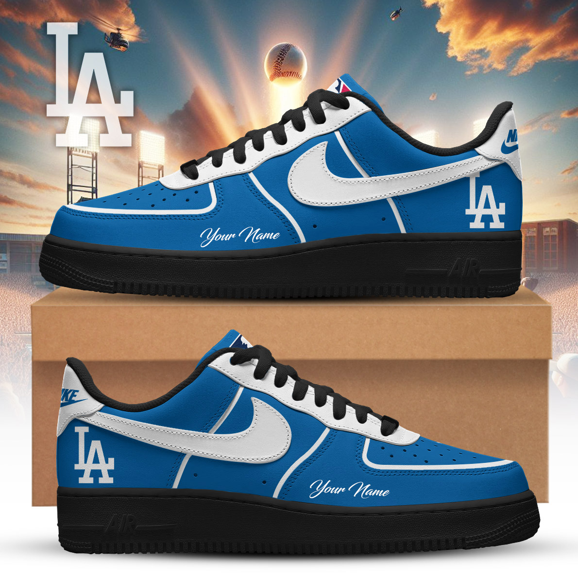 LAD x MLB Premium Air Force 1 Orchard DDT CTND