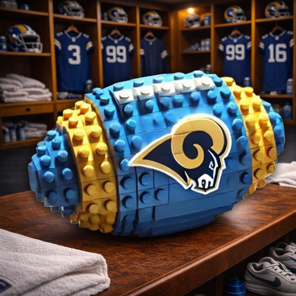 LAR x NFL Team Building Block Football Set DDT CTND