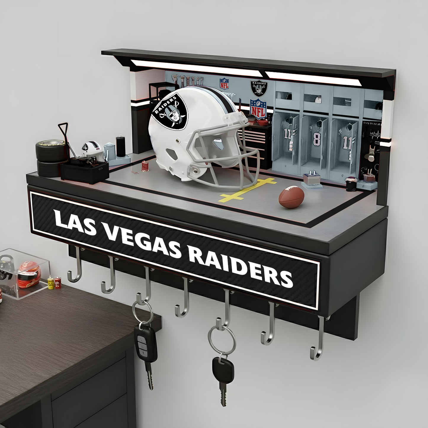 LV X NFL Decorative key holder in a sporty style NAK NHT