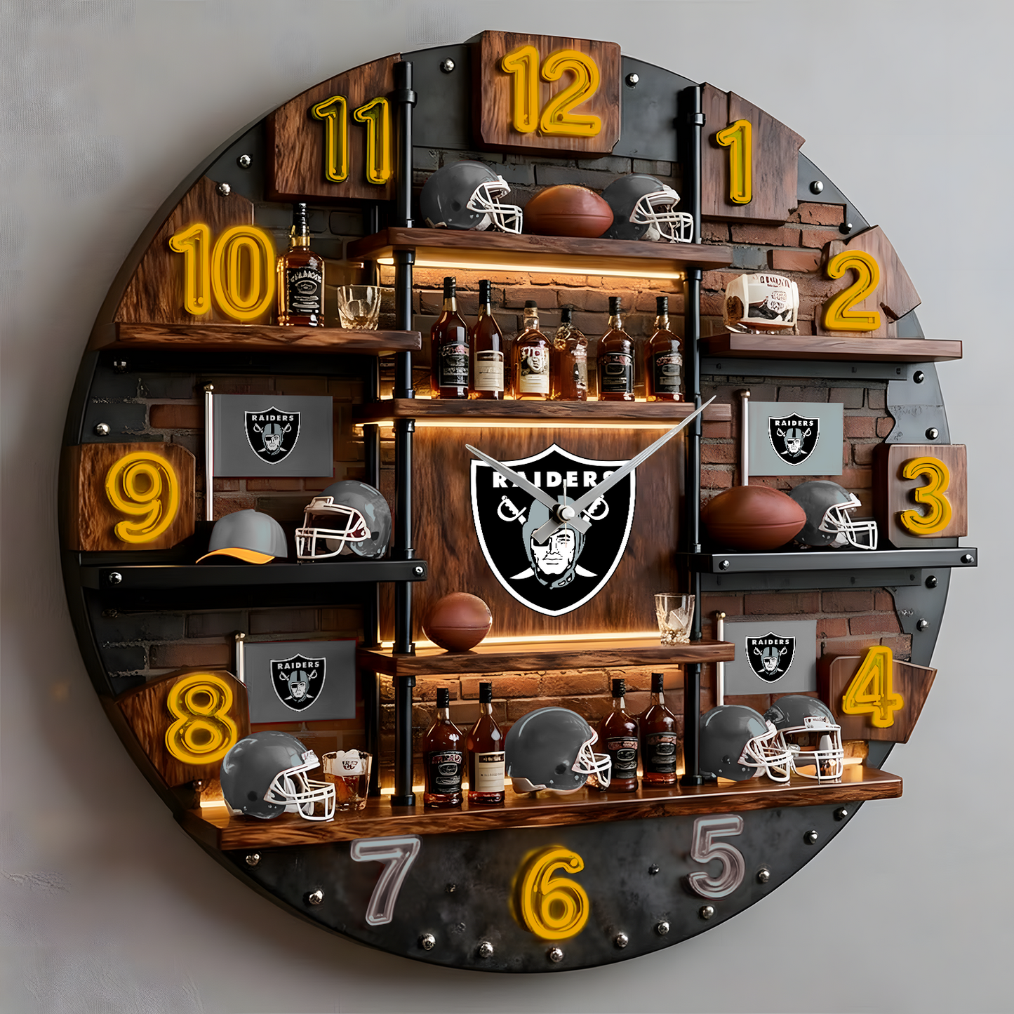 LV X Premium Illuminated Wall Clock 2026 NAK NHT