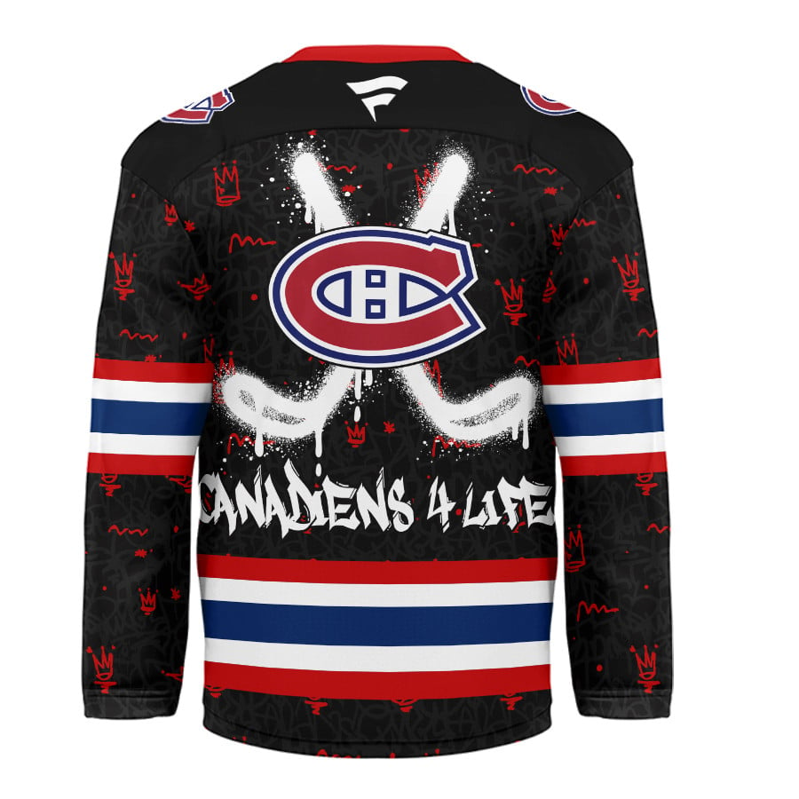 MC Premium NHL Graffiti My Team 4 Life Hockey Jersey DDT NTL