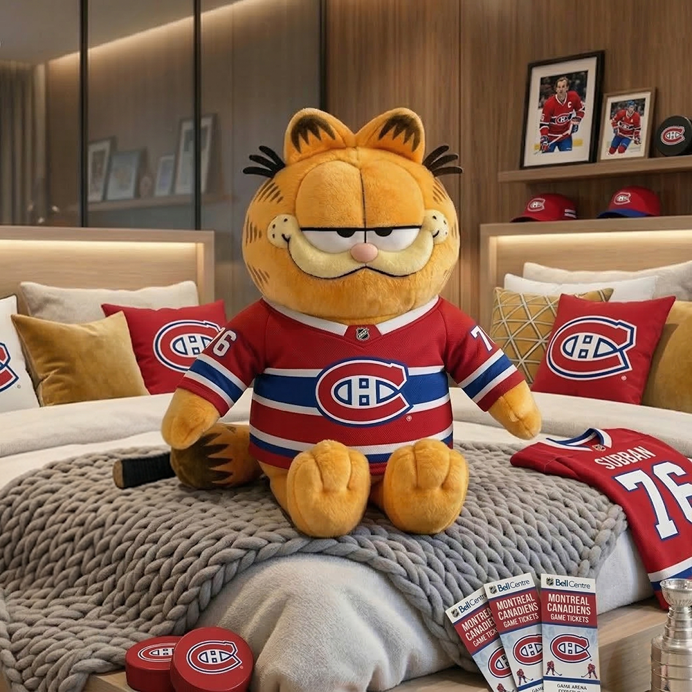MC x Garfield plushie in NHL team editions NAK TTT