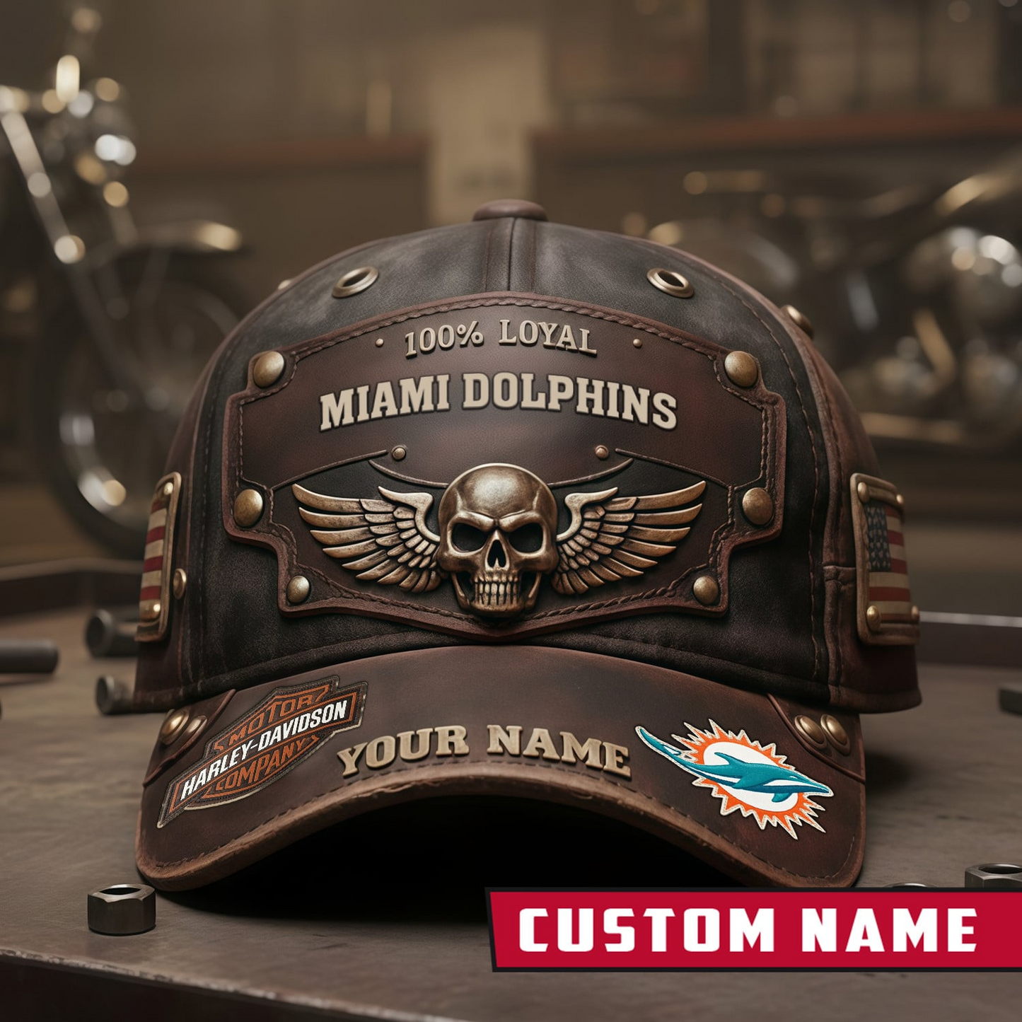 MD x NFL Harley-Davidson Vintage Cap NAK CTKT
