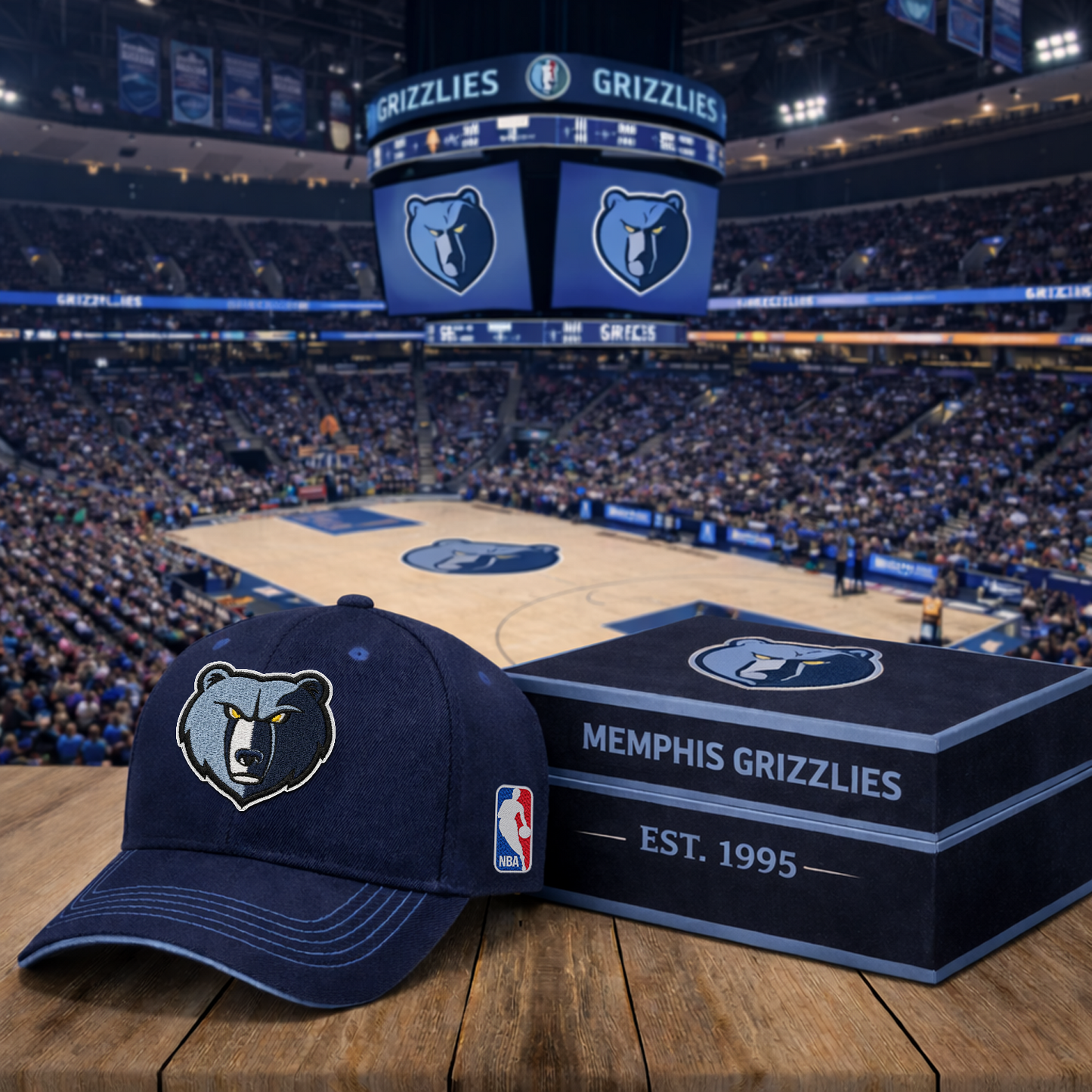 MEM x NBA Classic Fan Snapback Hat NAK NHT