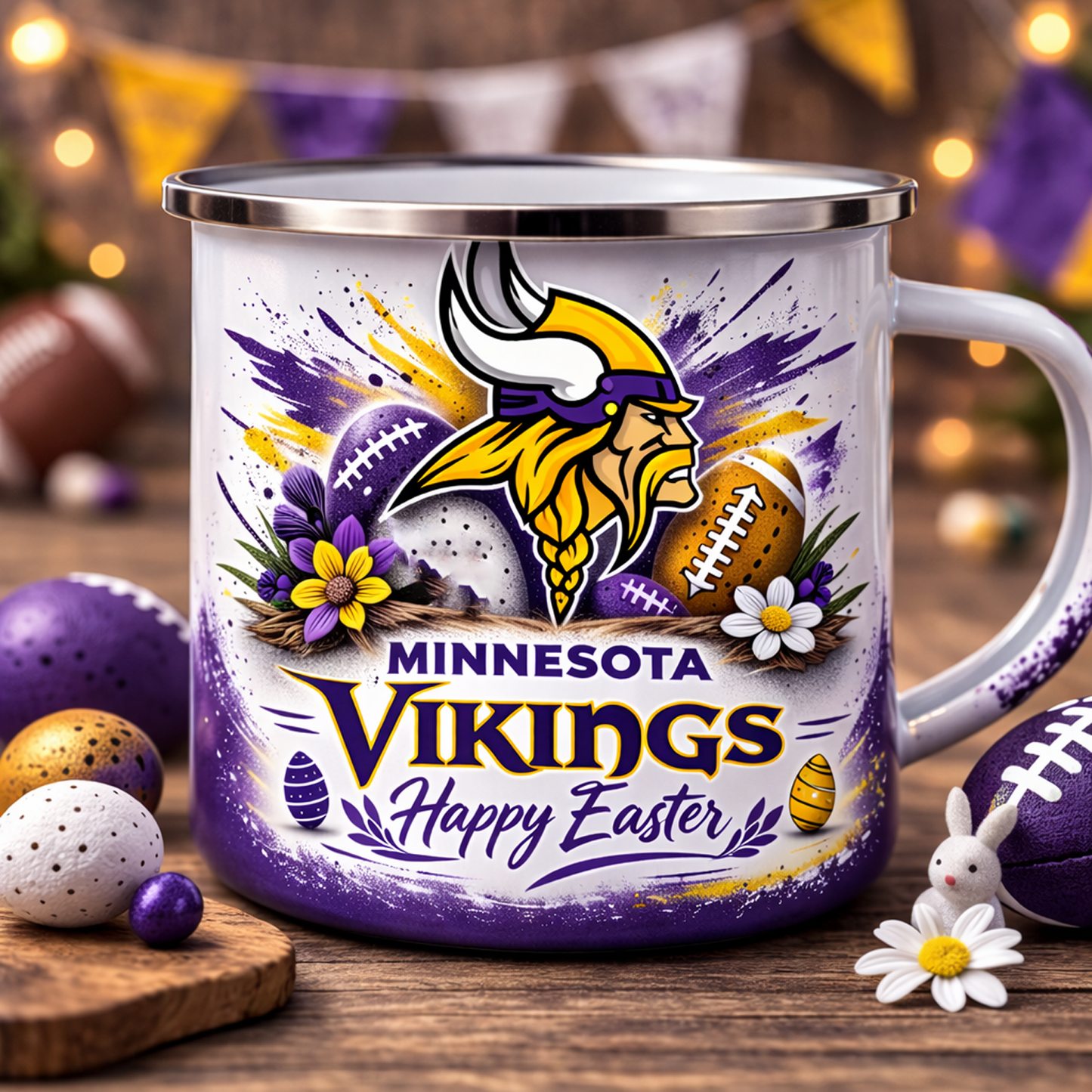 MIN X NFL Easter-themed enamel mug NAK NHT