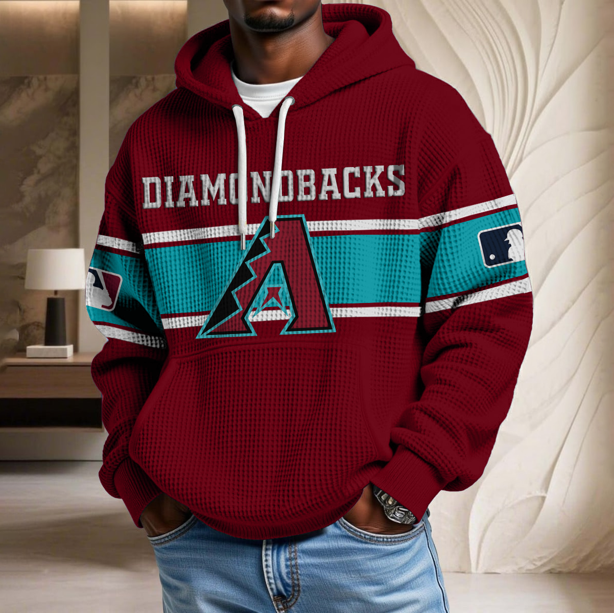MLB x ARI Waffle Hoodie HLP HLPHUONG
