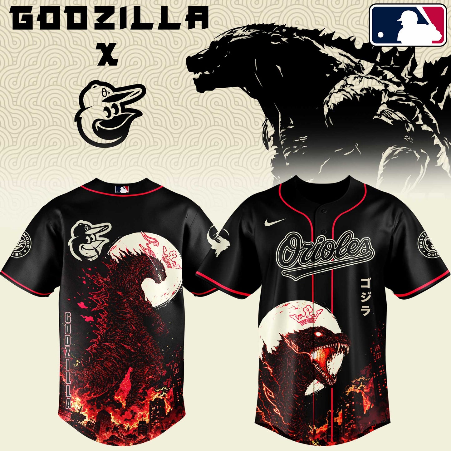 MLB x BAL Monster Baseball Jersey HLP HLPHUONG