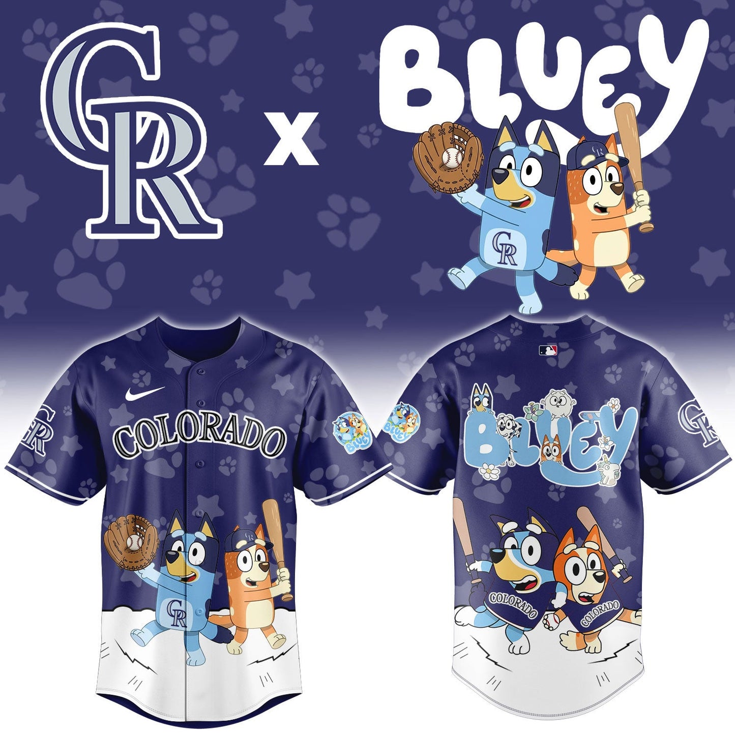 MLB x COL Bluey Baseball Jersey HLP HLPHUONG