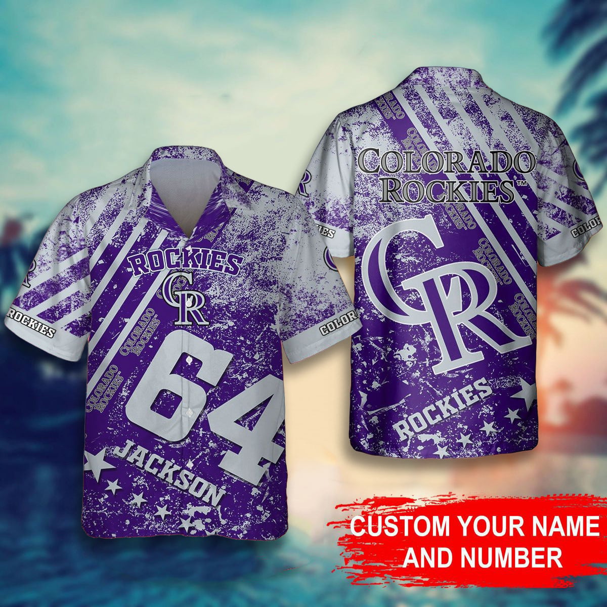 MLB x COL Personalized Hawaiian Shirt HLP HLPHUONG