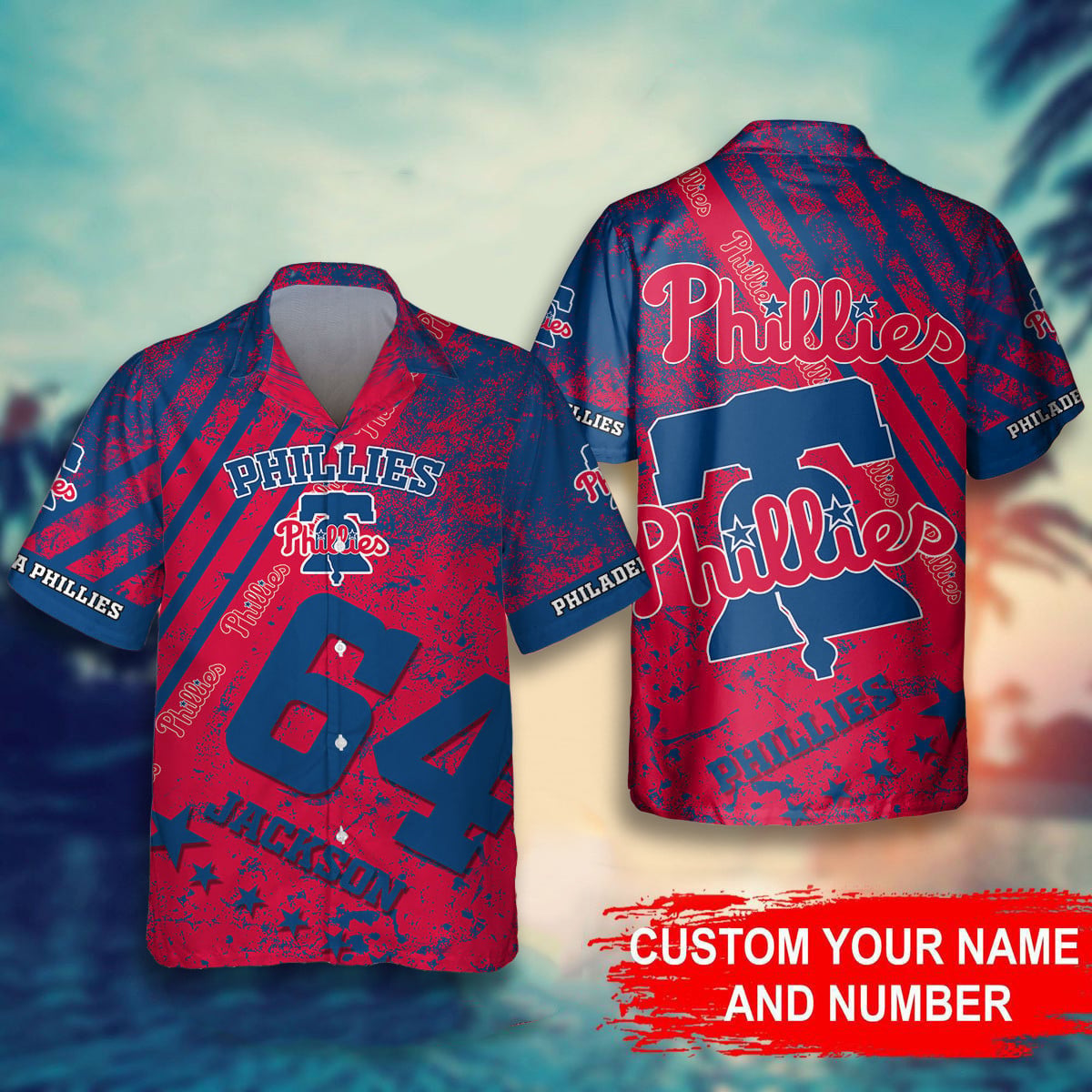 MLB x PHI Personalized Hawaiian Shirt HLP HLPHUONG