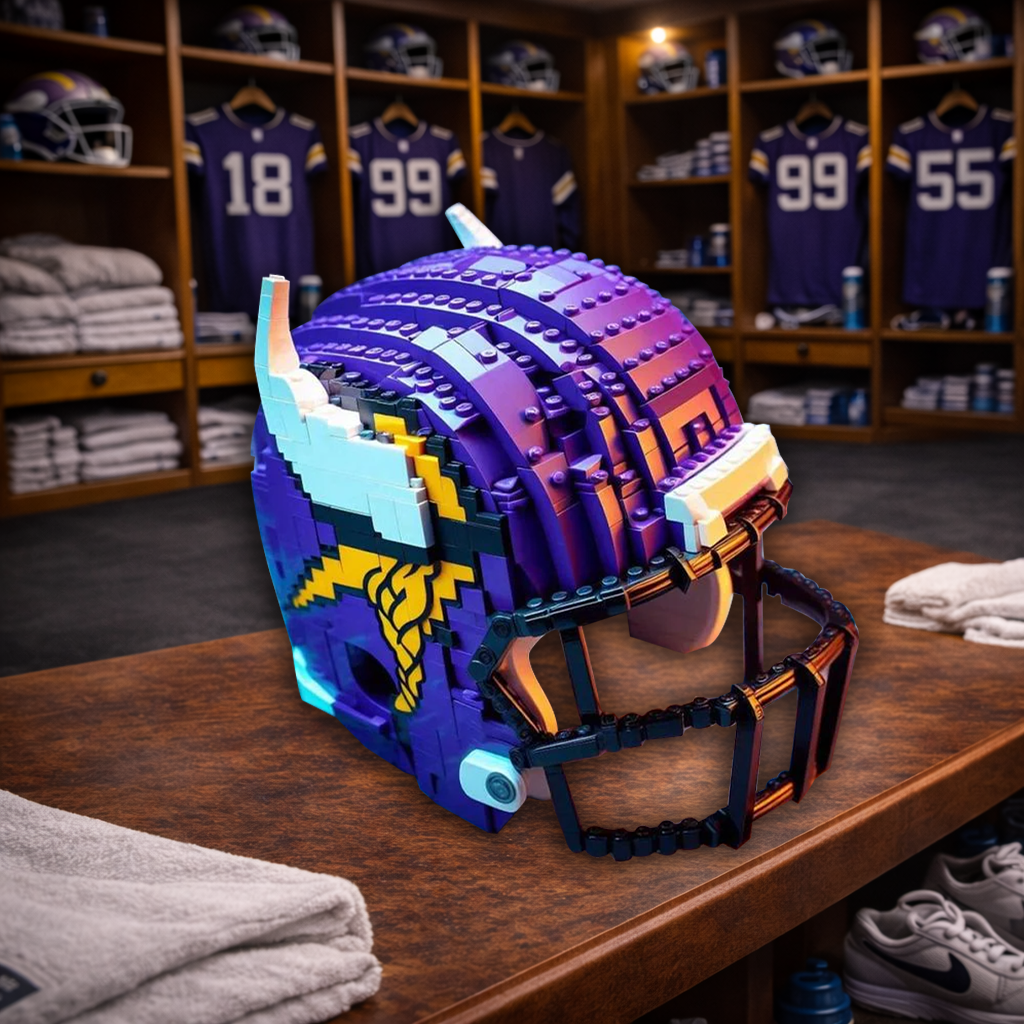 MV x NFL Teams Helmets Armed With Lego-Like Blocks DDT CTND