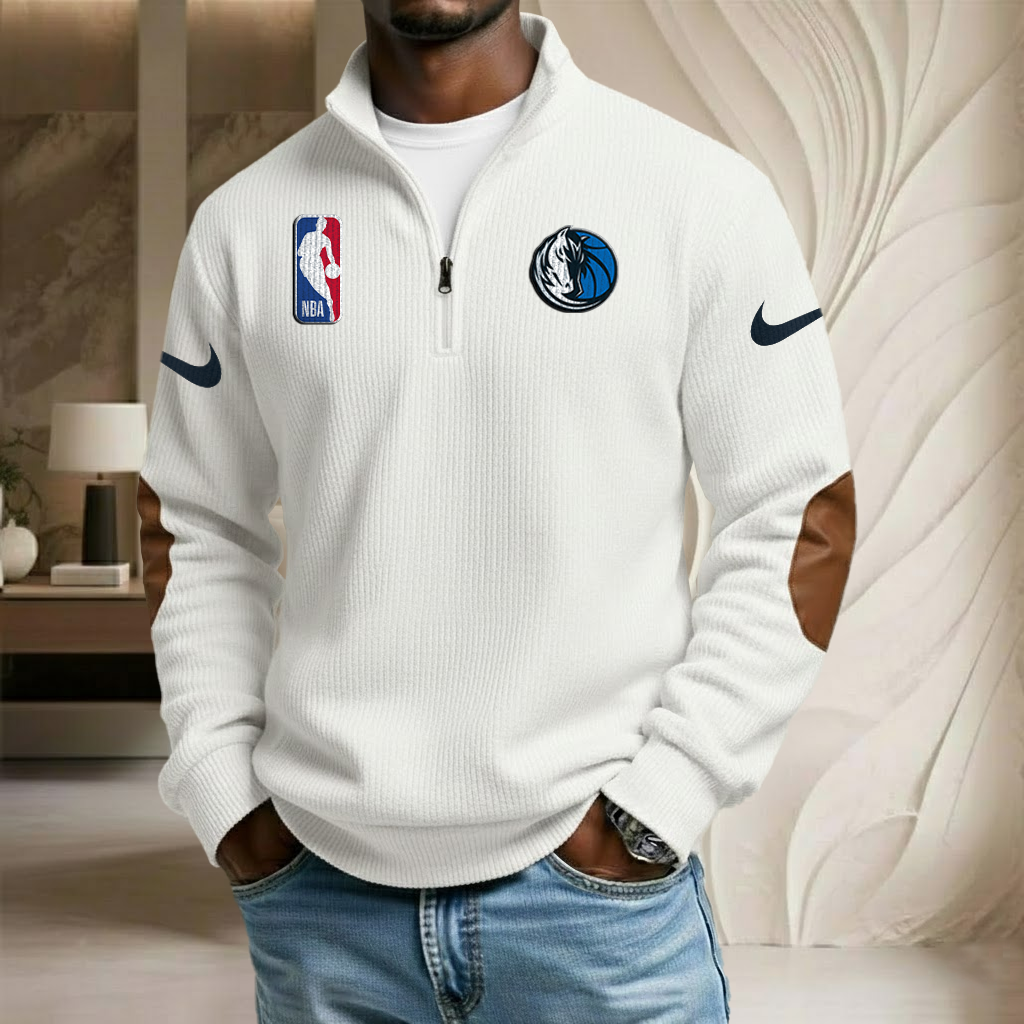 NBA x DAL Sport Team Stand Collar Half-zip Sweatshirt HLP HLPHUONG