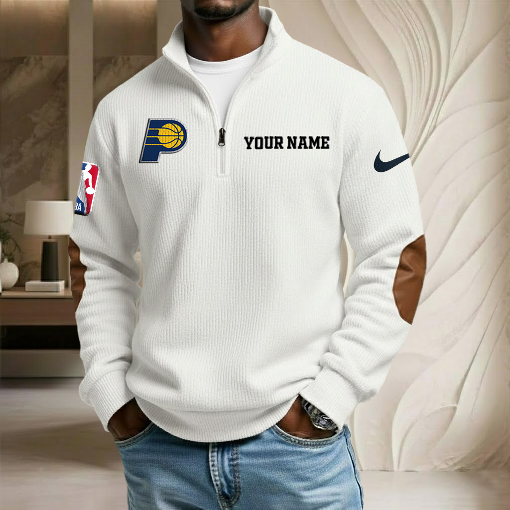 NBA x IND Custom Name Stand Collar Half-zip Sweatshirt HLP HLPHUONG